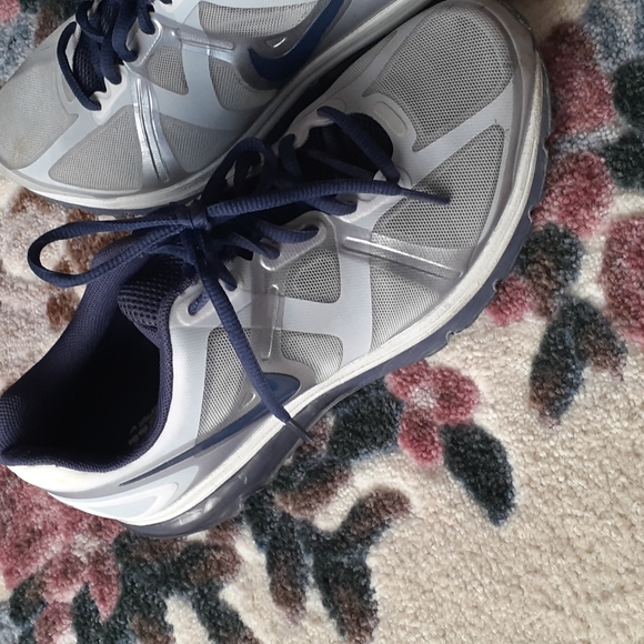 Nike Fitsole Excellerate Silver/Grey and Purple Running Shoes - Picture 3 of 7